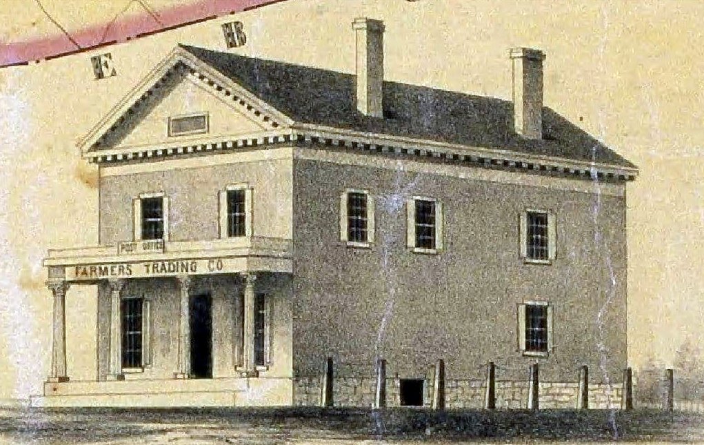 Historic Farmers Trading Company building in Watertown